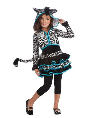#ad Rubies Girls Pretty Zebra Costume ail not included Small 4 6 $22.99