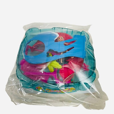#ad Polly Pocket Shimmer n#x27; Splash Adventure Playset Dolphin Ride Pool with Figure $23.43