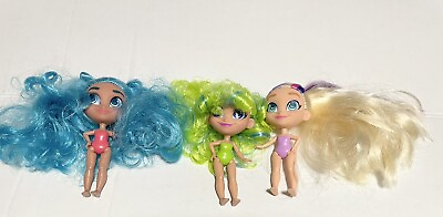 #ad 2017 JP Hairdorables Multi Color Hair Doll 5quot; Lot Of 3 $14.19
