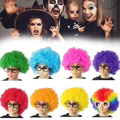 #ad Explosive Curly Hair Disco Colored Explosive Head Children#x27;s Performance Wig Q5 $5.98