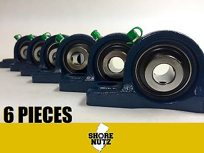 #ad 6 PIECES 1 3 4quot; Pillow Block Bearing UCP209 28 Solid Foot P209 $158.85