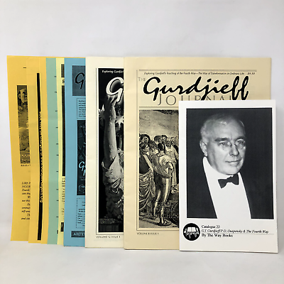 #ad Lot of Gurdjieff Journal Vintage and Rare Newsletters w Fliers More $59.95
