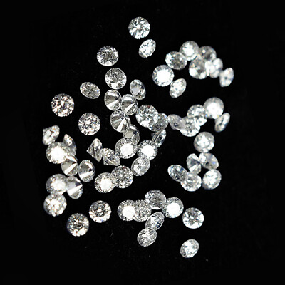 #ad 0.20CT NATURAL Loose 20 PCS Round Brilliant Diamonds COLOR G H Clarity SI1 SI2 $284.99