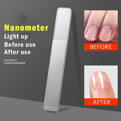 #ad 1PC Professional Nano Glass Nail Buffer Durable File Shiner Manicure Files Yt1 $1.45