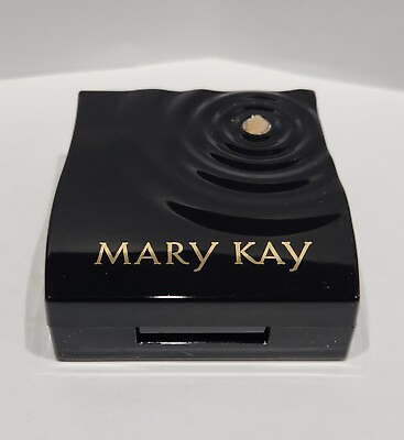 #ad Mary Kay Special Edition BLACK COMPACT MINI Unfilled NIB Mirror Stone Magnetic $9.49