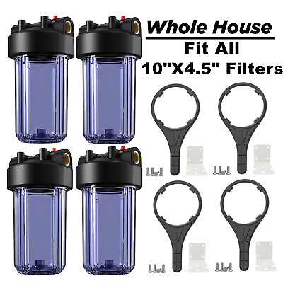 #ad SimPure 10 Inch 4.5quot; x 10quot; Water Filter Housing for Home Whole House RO System $49.99