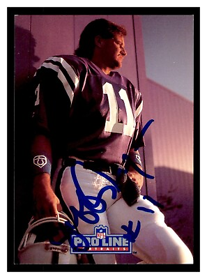 #ad Jeff George Signed 1991 Pro Line Card #195 Autographed Colts 85888 $13.01