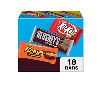 #ad KIT KAT and REESE#x27;S Assorted Milk Chocolate Full Size Easter Candy Bar Var... $17.17