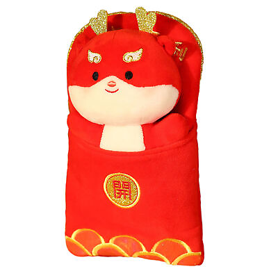 #ad Kids Dragon Crossbody Bag Envelope Shoulder Chinese New Year Plush Messenger $17.00