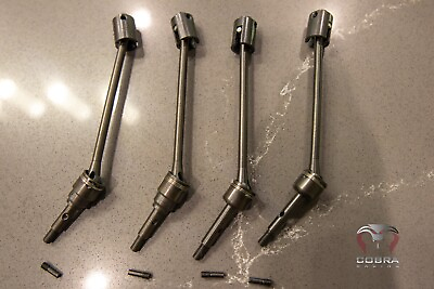 #ad Traxxas Slash 4x4 steel CVD drive shafts FRONT amp; REAR.  4WD. LOW FRICTION. $30.00