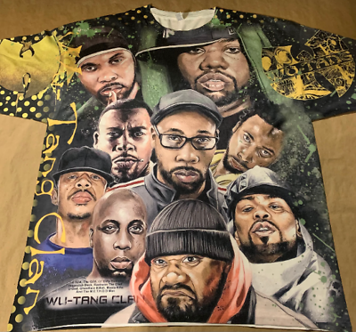 #ad Wu Tang Clan Shirt Old School Hip Hop Rap Method Man Rza Gza Black History Month $31.99