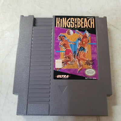 #ad Kings Of The Beach NES Nintendo Volleyball Game $8.96