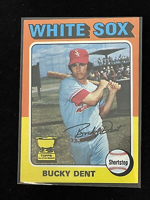 #ad 1975 Topps #299 Bucky Dent NM MT White Sox $29.00