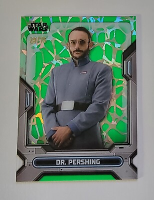 #ad DR. PERSHING 2023 Topps Star Wars High Tek Early Release NYCC Green 29 75 $9.99