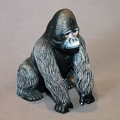 #ad Silverback Gorilla Bronze Sculpture King Kong Figurina‏ Statue Limited Edition $1090.00