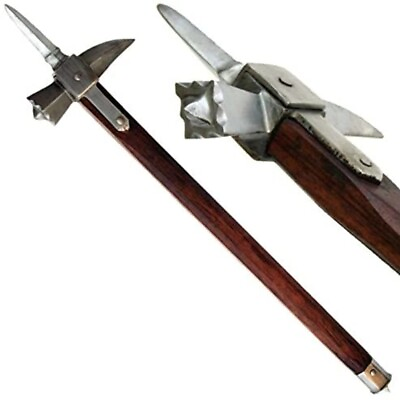 #ad Medieval Warrior Functional Spiked Lucerne War Hammer $89.99