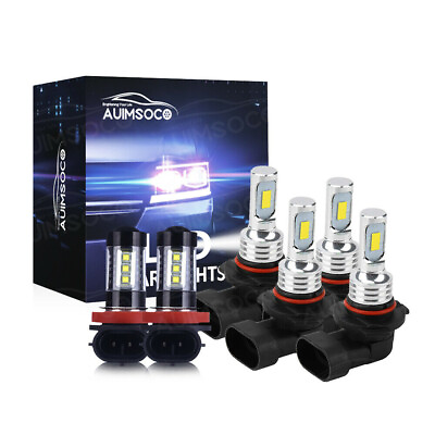 #ad For Toyota RAV4 2013 2015 LED Headlight Fog Light Combo Kit 90059005H11 6pcs $31.99