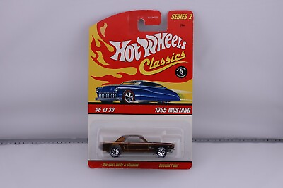 #ad Hot Wheels 1965 Ford Mustang Classics Car #6 of 30 Series 2 Brown Gold $10.50
