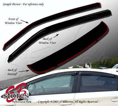 #ad Vent Shade In Channel Window Visor Sunroof 3pc Combo For Honda Civic 06 11 2Door $85.94