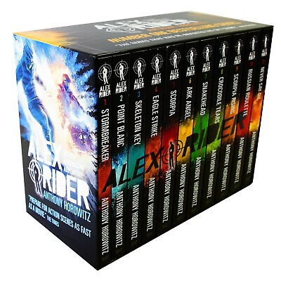 #ad Alex Rider The Complete Missions 11 Books by Anthony Horowitz Ages 9 14 PB $39.99