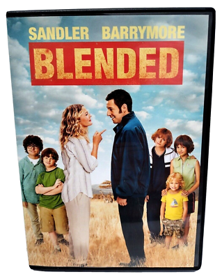 #ad DVD Blended 2014 Warner Bros Adam Sandler Drew Barrymore Movie VG $5.99