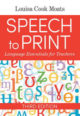 #ad Speech to Print: Language Essentials for Teachers Paperback VERY GOOD $33.67