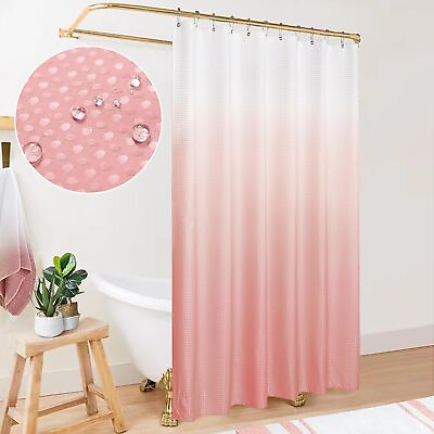 #ad Pink Blush Shower Curtains for Bathroom Cute Teen Girls Kids Shower Curtain S... $36.09