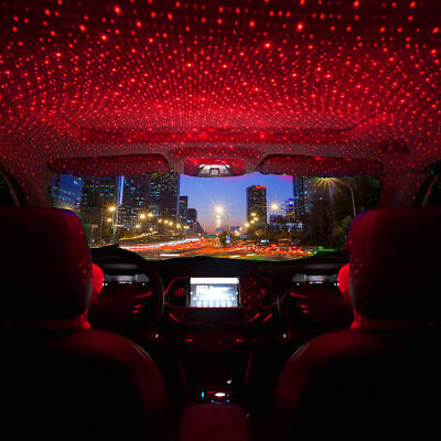 #ad Car Projector Star Sky Ceiling Lights USB LED Interior Ambient Atmosphere Lamps $15.90