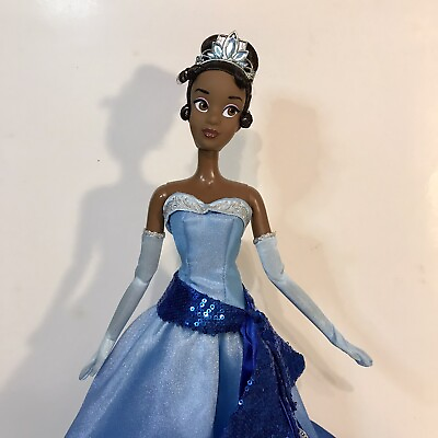 #ad Disney 17” Tiana Singing Doll Limited Edition Princess Frog Designer Barbie LE $145.99