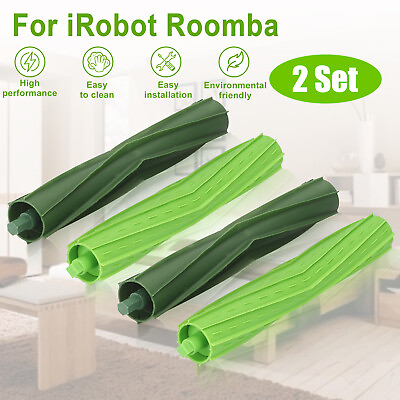 #ad 4X Roller Brushes for iRobot Roomba i7 i7 i3 i3 i4 i6 i6 i8 i8 Plus E5 E6 E7 $12.48