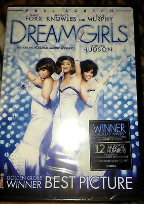 #ad Dreamgirls DVD Winner of Golden Globe Best Picture Full Screen NEW SEALED $6.89