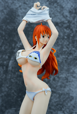 #ad New GK One Piece Nami Beach Swimsuit Ver. Sexy Anime Figure Figurine Statue Toy $41.39