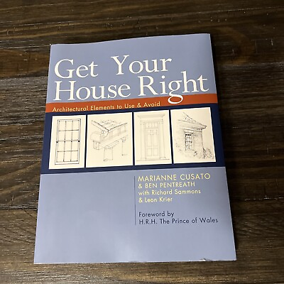 #ad Get Your House Right Paperback Book Marianne Cusato Ben Pentreath Architecture $21.95