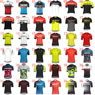 #ad Mens Cycling Short Sleeve Jersey Summer Bicycle Tops Team Bike Shirt Racing Wear $18.05