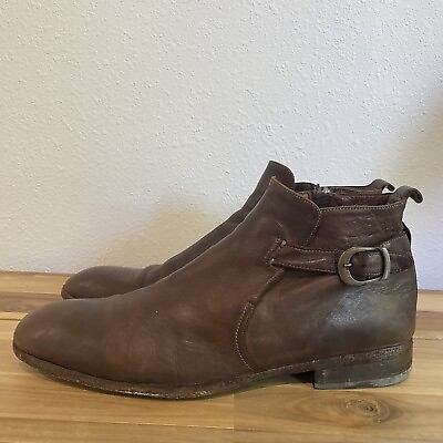 #ad Officine Creative Italia Tempus Brown Leather Men Boots Size 43 EU 10 US $84.99