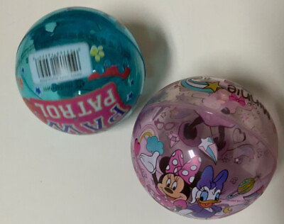#ad 🔰 Paw Patrol Minnie Mouse Bounce Balls For Kids 4” 🆕 👉 Set OF TWO👈 $15.99