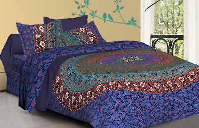 #ad #ad Queen 100%Cotton Comforter Hippie Bedding Handmade Bedspread Duvet Boho Cover $41.09