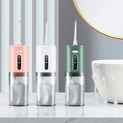 #ad 1PC Portable Water Floss USB 280ML Electric Tooth Cleaning Waterproof 3 Modes $22.64