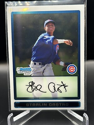 #ad Starlin Castro RC 1st Bowman Chrome Card 2009 Prospects #BCP183 Cubs Yankees $0.99