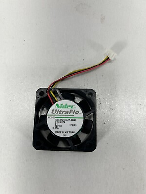 #ad NIDEC 4010 U40X12MMZ7 53J25 12V 0.07A 3 wire cooling fan TESTED WORKING $4.21