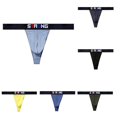 #ad Men Sexy G String Briefs Thong Lingerie Underwear Bikini Underpants Panties New $10.11