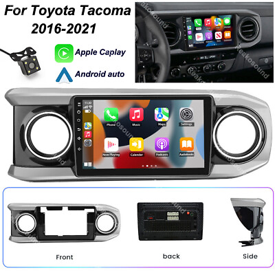 #ad For Toyota Tacoma 2016 2021 Carplay Android Auto Car Radio GPS Stereo FMCamera $168.50