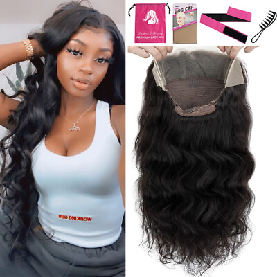 #ad US Brazilian Remy Human Hair Body Wave 13x4quot; Lace Front Wig Human Hair Thick Wig $101.02