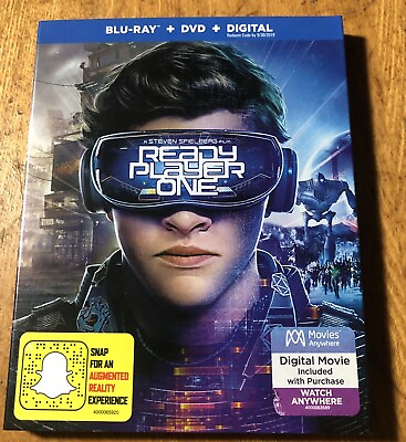 #ad Ready Player One Blu ray 2018 Gently Used Free Shipping. $8.99