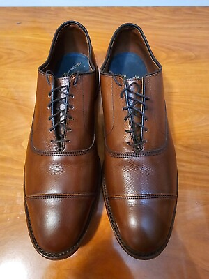 #ad Allen Edmonds Park Ave Cap Toe Oxfords Mens Shoes 9 1 2 D in Dark Chili Leather $199.00