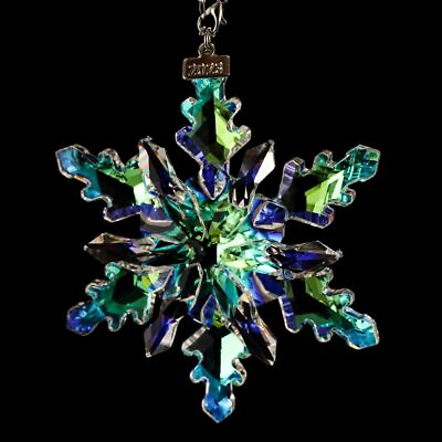 #ad 2023 Limited Edition Ornament Christmas Crystal DecorationWinter Crystal Sno... $55.55