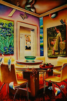 #ad Victorian Delights by Ferjo 2005 Giclee on canvas Signed Edition of 350 UNFRAMED $4000.00