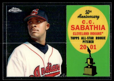 #ad 2008 Topps Chrome ARC22 CC Sabathia Cleveland Indians Baseball Card $1.75