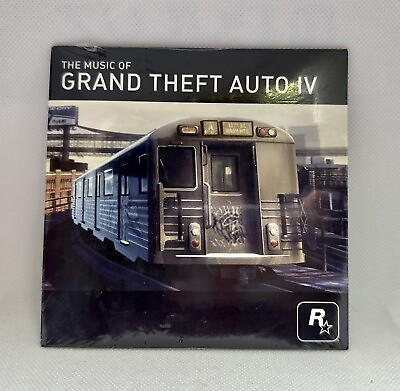 #ad CD The Music of Grand Theft Auto IV GTA 4 2008 Rockstar Game 16 Track NEW SEALED $15.00