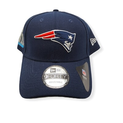 #ad New Era New England Patriots 9Forty Blue Superbowl LIII Adjustable Strap Hat Cap $29.99